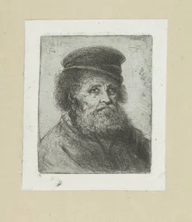 Oude muž dá Baarda do prdu The Compleat Work of Etchings od Johna Chalona / Oeuvre Complette des Eaux Fortes par Jean Chalon (název série)