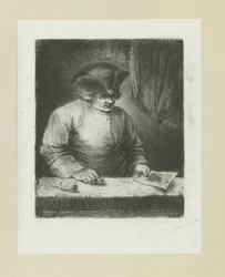 Portrét Hendrika Chalona The Compleat Work of Etchings od Johna Chalona / Oeuvre Complette des Eaux Fortes par Jean Chalon (název série)