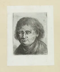 Volwassen man, naar links The Compleat Work of Etchings by John Chalon / Oeuvre Complette des Eaux Fortes par Jean Chalon (series title)   1328731   cs       czech Successfully Translated  Original: The Circle of the Thieves; Agnolo Brunelleschi Attacked b