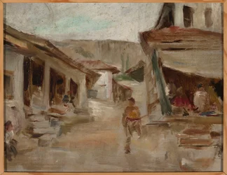Ulice - Bachčysaraj. Z cesty na Krym
