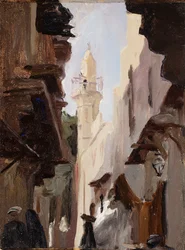 Ulice v Káhiře. Z cesty do Egypta