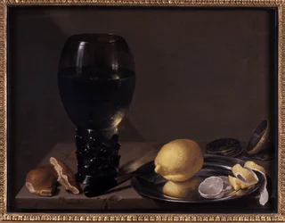Zátiší se sklenkou na víno, 1628