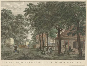 Tvář mimo Haarlem Gezigt buyten Harlem / vue de Hors Harlem (název na objektu)