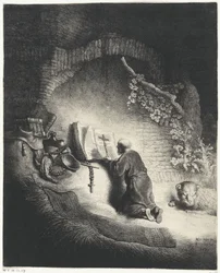 H. Hieronymus in gebed