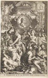 Římský bakchanál Titelpagina voor Decius Junius Juvenalis en Aulus Persius Flaccus, Alle de schimpdichten, 1709 Alle de schimpdichten D.J.Jvenalis en A. Persivs door verschyde dichters berymt (titul na objektu)