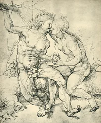 Adam a Eva, 1520-1525, 1943.