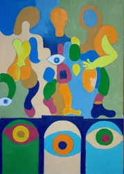Adieu, 2009 (olej na plátně)