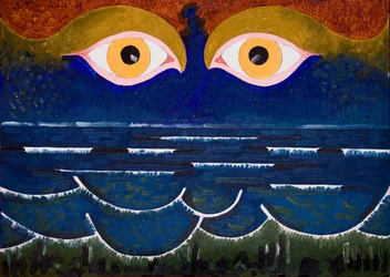 The Sea contempling the Sea, 2006 (olej na dřevě)