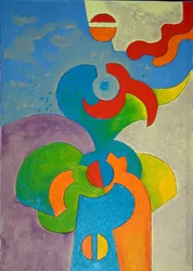 Tohle není papoušek, 2009 (olej na plátně)