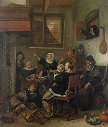 Vnitřní scéna, cca 1660-70