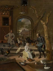 Portrét Jacoby Maria van Wassenaer (1654-1683), známé jako The Poultry Yard, 1660