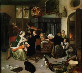 Prostopášná domácnost, 1668