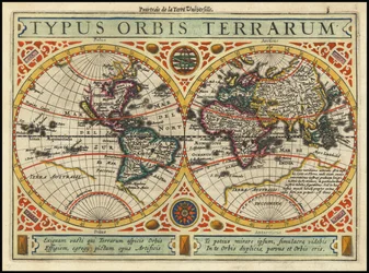 Mapa z roku 1631 - Typus Orbis Terrarum