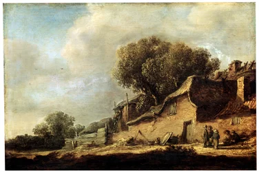 Krajina se selskou chalupou, 1631.