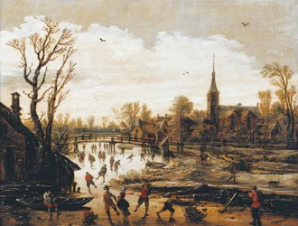The Skaters od Jana van Goyena (1596-1656)