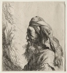 Hlava orientálního, 16. století.