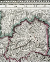 Mapa Uherského království, tisk Godfried