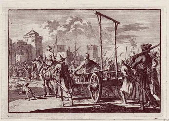 Stenka Razin před popravou v Moskvě, 1698