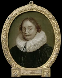 Portrét Pierius Winsemius, profesor rétoriky a historie ve Franekeru