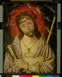 Kristus jako muž bolesti (tempera na panelu)