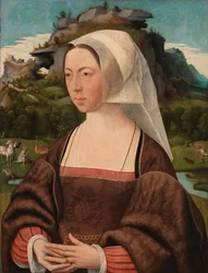 Portrét neznámé ženy, cca 1525 (olej na panelu)