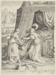 Judith s hlavou Holoferna