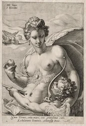 Venuše a Amor, c. 1595.