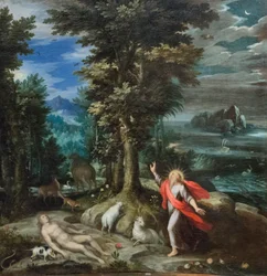 Stvoření světa, asi 1586-89 (olej na plátně)