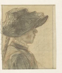 Portrét slečny A.C.E. Veth, umělcova sestra