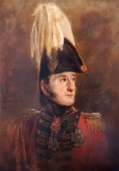 Portrét generála lorda Edwarda Somerseta, britského vojáka, 1821