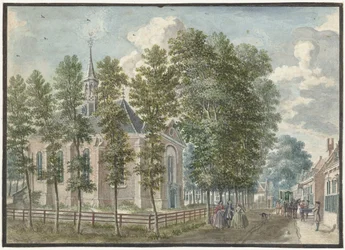 Pohled na kostel Bloemendaal