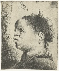 Černoška, cca 1650 (lept)