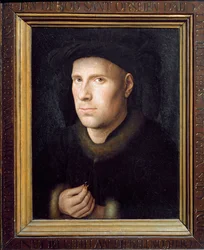 Portrét Jana De Leeuwa (olej na dřevě