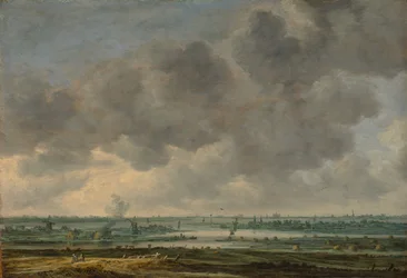 Pohled na Haarlem a Haarlemmer Meer, 1646.