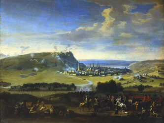„Obležení Namuru“, scéna před posledním útokem, 5. srpna 1695