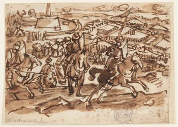Ústup Turků po obléhání Vídně v roce 1529