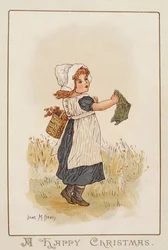 "Šťastné Vánoce" (chromolitho)