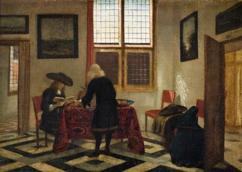 Vnitřní scéna, kolem roku 1670
