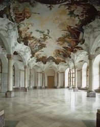 Rezidence Wuerzburg, Sala Terrena, Wuerzburg, Německo (freska)