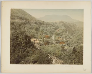 Pohled z Miyanoshita, prefektura Kanagawa, Japonsko