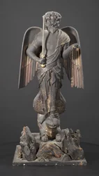 Akiba Gongen, Manifestation of Mount Akiba (dřevo s polychromem a zlatem)