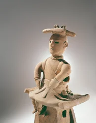 Dětská postava, archaické období (terakota)
