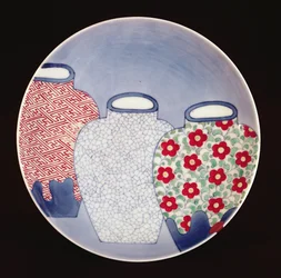 Nádoba Nabeshima, období Edo (porcelán)