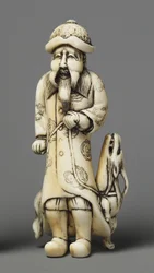 Portugalština s kylinem, začátek 19. století (Ivory)