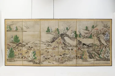 Tatar Hunt (inkoust, barva, papír)