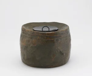 Nádoba na vodu pro čajový obřad, Kjóto, Kyoto-fu, období Edo, 1615-1868 (keramika)