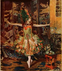 Tamara Karsavina. Obálka časopisu Jugend, 1914