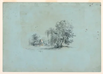 Kresba, Venkovská scéna, 1847