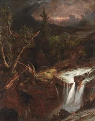 Hřebíček - Bouřková scéna v Catskill Mountains, 1851.