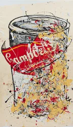 Number One, 2019 (malba a tuš na plátně)